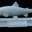 Rainbow-trout-statue-41.png fish rainbow trout / Oncorhynchus mykiss open mouth statue detailed texture for 3d printing