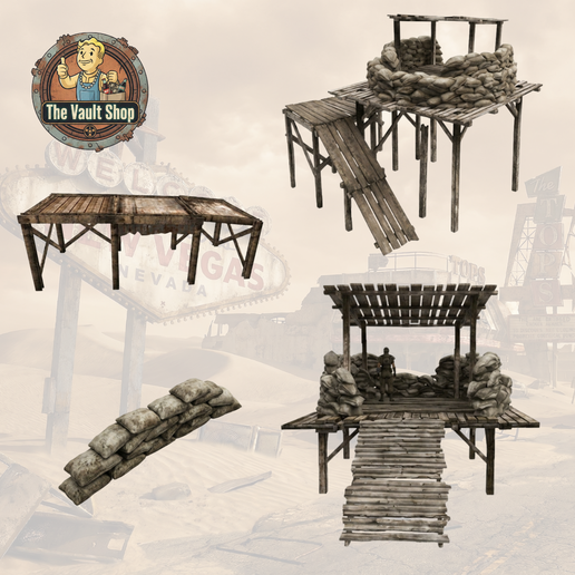 watch tower 32mm Fallout Wasteland Warfare compatible