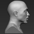 8.jpg Tupac Shakur bust ready for full color 3D printing