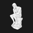 Thinker00.png Sculpture de penseur (générée par Revopoint POP）)
