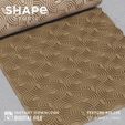 Boho6_8.jpg Boho VI Texture | 2 versions of the same design | Polymer clay Seamless texture roller | Digital STL file | Clay texture