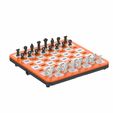 1.jpg Easy Print Chess Board - Simple Portable Chess Board - Printable 3d model - STL files