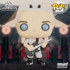 landers.jpg STL-Datei Funko Pop Paul Landers Rammstein・3D-druckbare Vorlage zum herunterladen