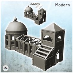 1-PREM-B04.jpg Archivo STL Ruinas de iglesia con cúpula, armazón y campanario (4) - Segunda Guerra Mundial Segunda Guerra Mundial Campaña occidental EE.UU. Reino Unido Alemania・Modelo de impresora 3D para descargar