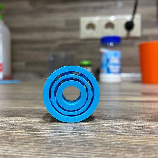 Parametric fully assembled ball bearing V2 3D model