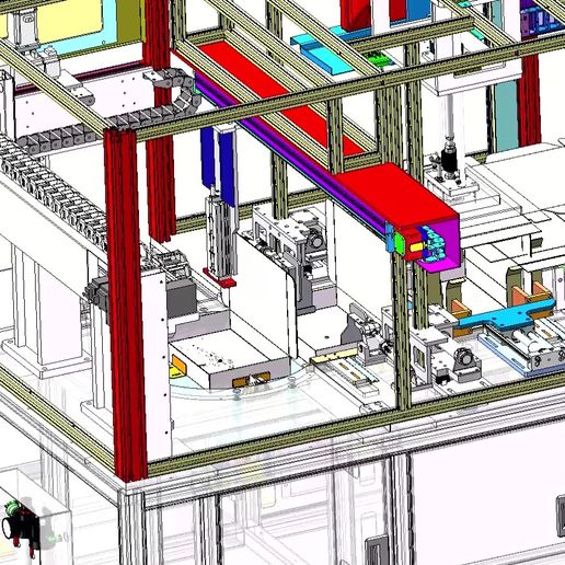 📦 3D CAD Model – Automatic Carton Box Folding & Forming Machine・ 3D ...