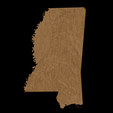 2.png Topographic Map of Mississippi – 3D Terrain