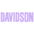 DAVIDSON.stl Harley Davidson illuminated sign