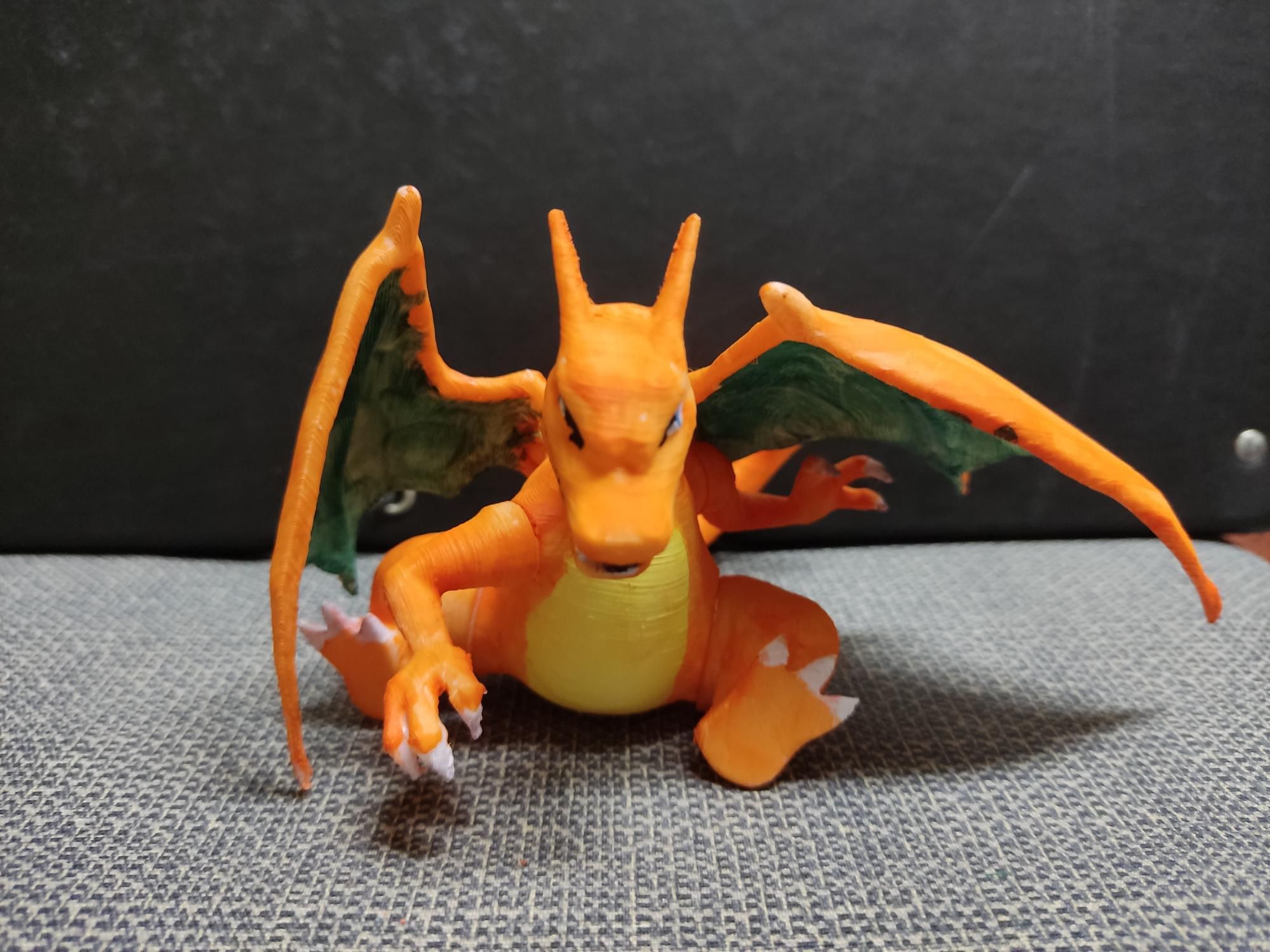 Bd, PP s ’ 4 i * Sek sie Fs 55 ~ 4 er eS x5 4 ee ti Fy 23 eee batag ce 2 Sis y ra iss Cont nett: iae¥ STL file Charizard Articulated・3D printable model to download, HalconRojo