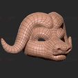 z7.jpg Squid Game Mask - Vip Buffalo Mask Cosplay 3D print model