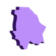 15 - Chihuahua 18mm.stl Map of Mexico Puzzle (GDP per capita)
