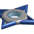 Spinner.png Fidget spinner - print in place