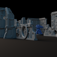 Untitled25.png Ruines modulaires de science-fiction - Kill Team Terrain (Damage Set)