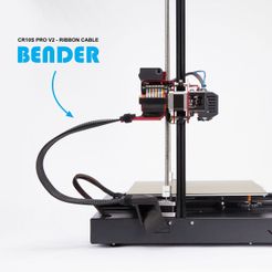 Bender0.jpg Bender - Desviador de cable de cinta Creality CR10S
