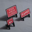 P1010116.jpg 1/14th Scale Plastic Road Sign - Rectangles