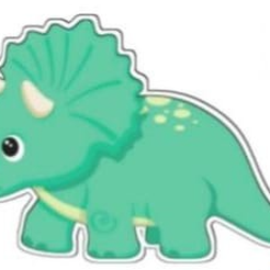 Captura-de-pantalla-2022-03-24-005121.png Fichier STL Découpeur de biscuits dinosaure Triceratops・Modèle pour impression 3D à télécharger, GioS117