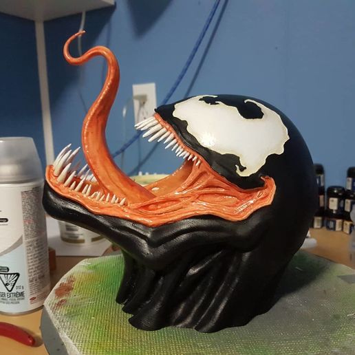 Venom bust 3D model