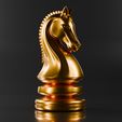 38.jpg Chevalier Pièce d'échecs Design moderne
