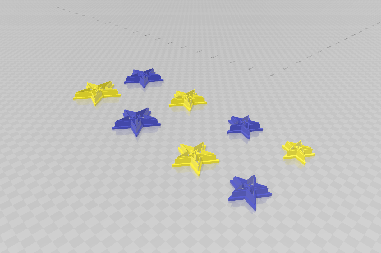 3D file Star Imprint Clay Cutter - STL Digital File Download- 8 sizes ...