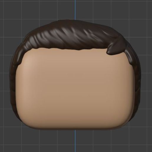 HAIR 67 CUSTOM POP 3D model