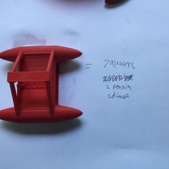 image1.JPG Free 3D file Hydrofoil pontoon coin boat・3D printer design to download