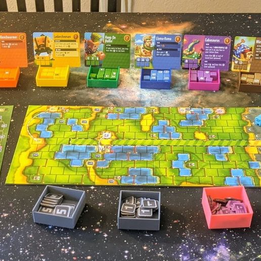 Download free STL file Cubitos Dice Box and Card Display • 3D printable