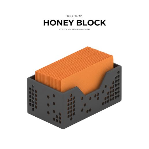 Napkin Holder // Honey Block