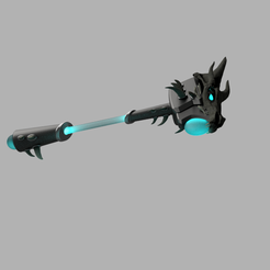 Dragon-Hammer-v6b.png Archivo STL Martillo de hueso de dragón・Modelo para descargar e imprimir en 3D