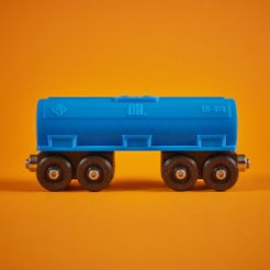 2023_09_30_Toy_Train_0050.jpg Archivo STL Vagón cisterna para tren de juguete BRIO compatible con IKEA・Diseño de impresora 3D para descargar