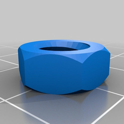nut_job_20150723-25888-1h6n8cy-0.png Free STL file m8.5 2p nut・3D printing model to download