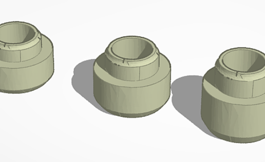 vaper rda mouthpieces 3D model