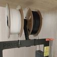 3.jpeg STL file Prusa MK3S+ filament clip / holder・3D printing idea to download
