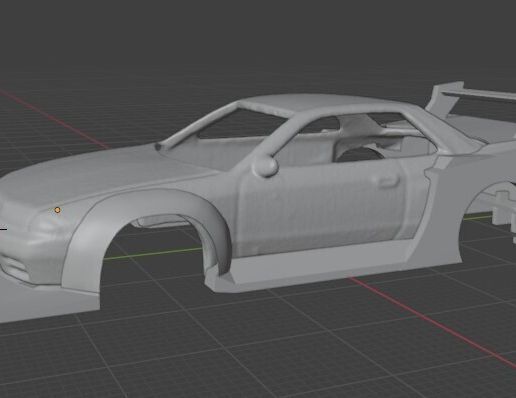 🚶 body kit gtr r32 liberty walk・ STL File for 3D printing・Cults