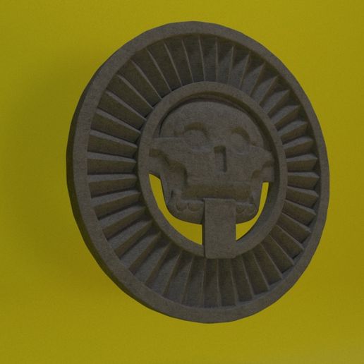 Mictlantecuhtli Necklace 3D model