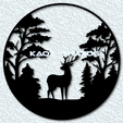 project_20231104_0922525-01.png Deer wall art nature scenery wall decor 2d art animal