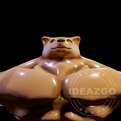 doge_2.png Télécharger fichier STL Doge Muscular - Doge Musculoso • Modèle imprimable en 3D, Ideazgo