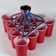 04.jpg Beer Pong Funnel Dispenser Beerpong Partygame 10 Cups