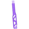 Couteau papillon - Manche - Noir (x2).STL APEX LEGENDS - OCTANE - Нож-бабочка