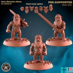 231125-27-Gnome_Warrior_PACK.jpg Guerrier gnome Trois modèles