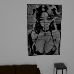 render.jpg WANDKUNST - HENTAI MÄDCHEN 46