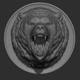 1.jpg Descargar archivo OBJ El rugido del oso pardo • Diseño para impresión en 3D, guninnik81