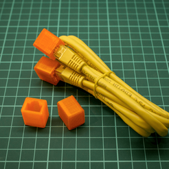 Capture d’écran 2018-07-05 à 14.22.42.png STL file Ethernet Plug (RJ45) Protector・3D printable design to download