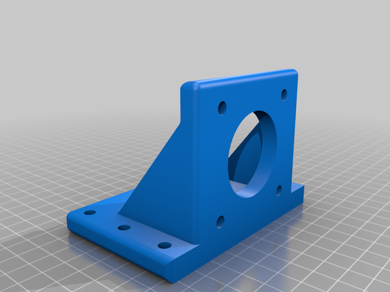 Free Stl File Nema 23 Motor Mount・3d Printing Design To Download・cults