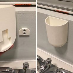 wall cup (2).jpg STL file Wall Cup・3D printer design to download