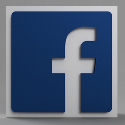 FB-logo-01.png STL file Facebook 3d logos 1 & 2・3D printable model to download, khaleel_mas
