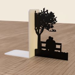 SL-CL1.jpg STL file Book stand - Couple in love・3D print object to download, LFNDesign