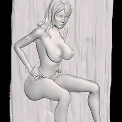 Stl 3 File Image.jpg STL file Bas-Relief STL File Nude 01 for CNC Router FILE ONLY・3D print model to download