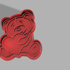 Oso.png Cookie Cutting Heart Bear