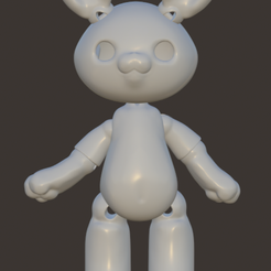 Screenshot_20230323_133948_Nomad-Sculpt.png STL file Rabbit Ball Joint Doll・3D print design to download