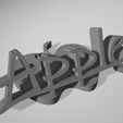 3D_Apple_name_plate_3D_stand.PNG Apple 3D name plate stand